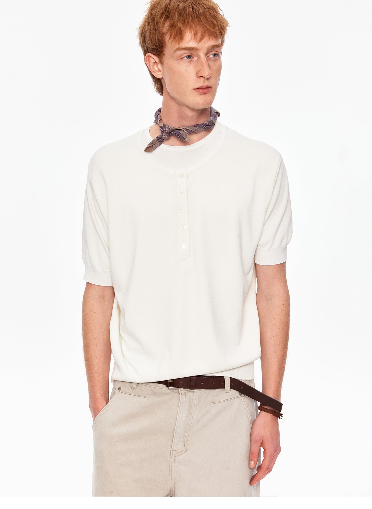 MADWITCH HERITAGE DOUBLE COLLAR TEE #MY611