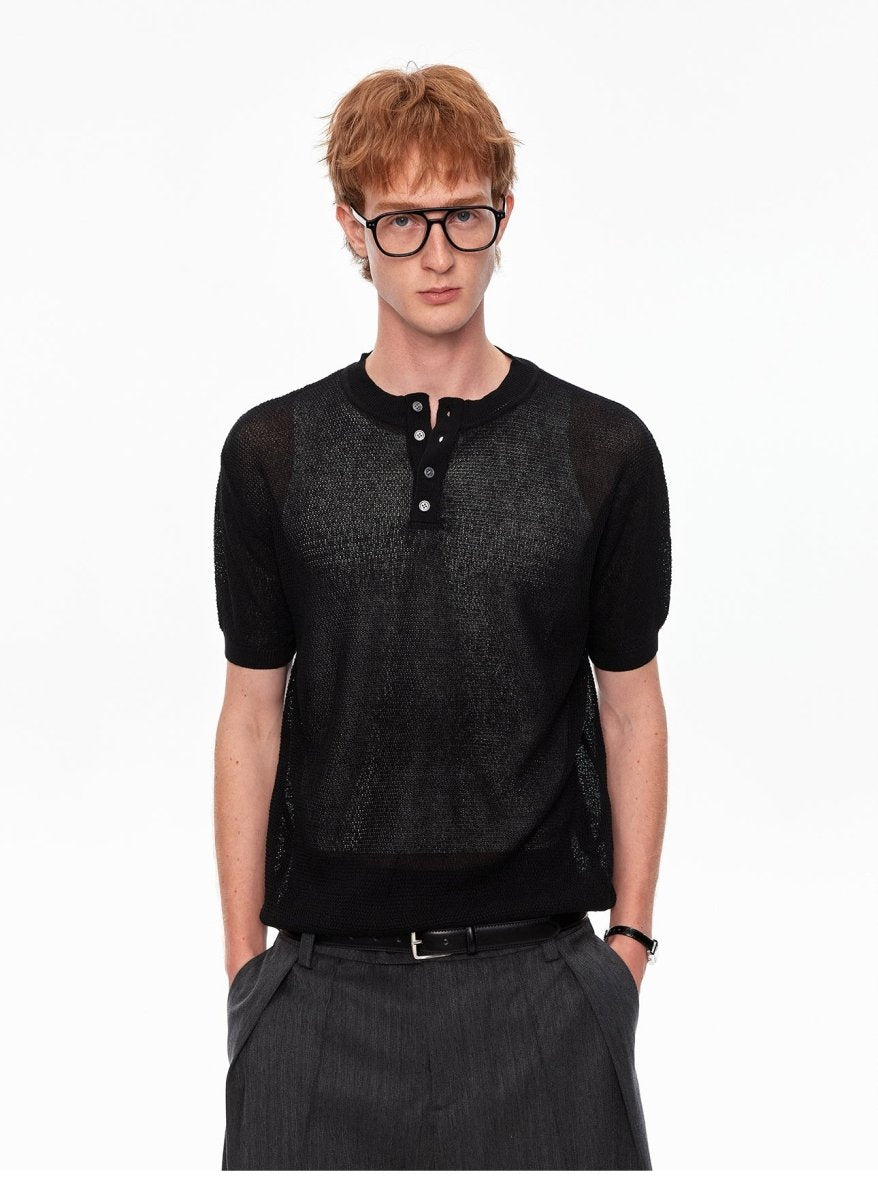 MADWITCH LINEN COOL KNIT TEE M367 - MadWitch Store