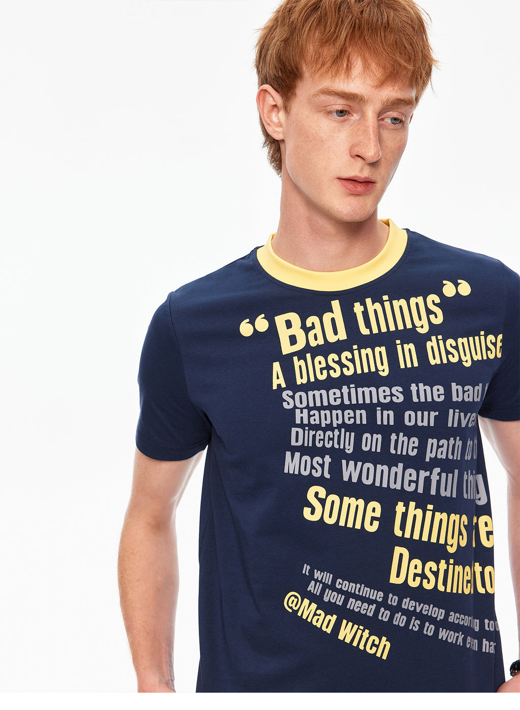 MADWITCH AMERICAN COLORBLOCK TEE #MD4318 - MadWitch Store