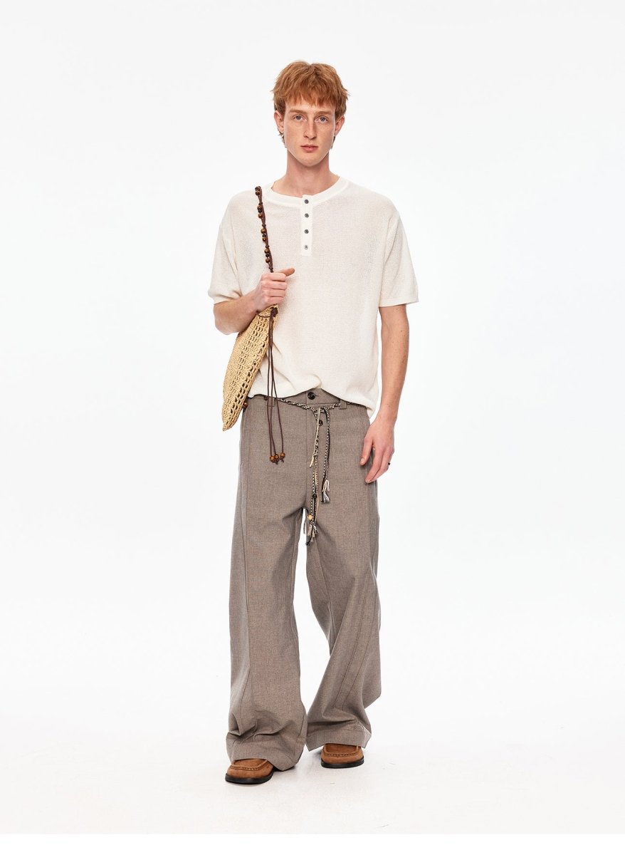 MADWITCH LINEN COOL KNIT TEE M367 - MadWitch Store