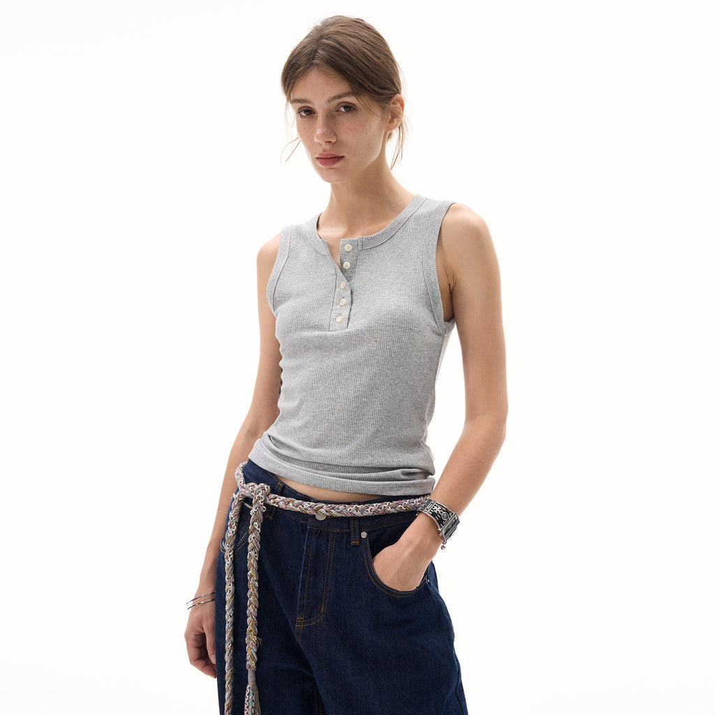 MADWITCH SLIM FIT TANK VEST #C1757C25