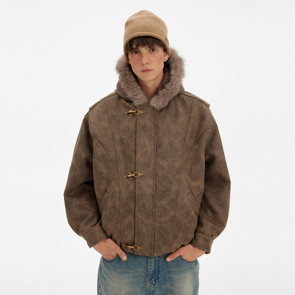 MADWITCH VINTAGE METAL BUTTON PARKA JACKET #990910