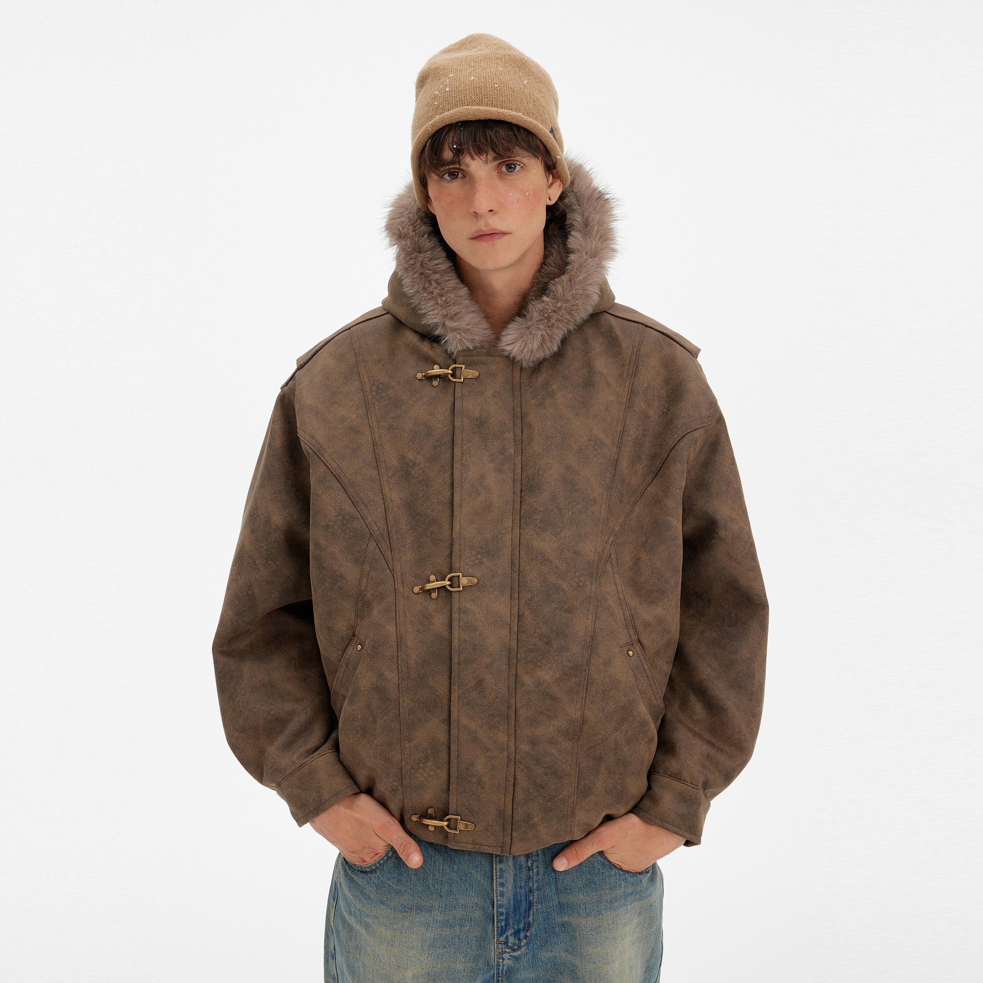MADWITCH VINTAGE METAL BUTTON PARKA JACKET #990910