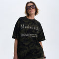 MADWITCH CAMO PRINT SHORT-SLEEVE T-SHIRT #MD4152