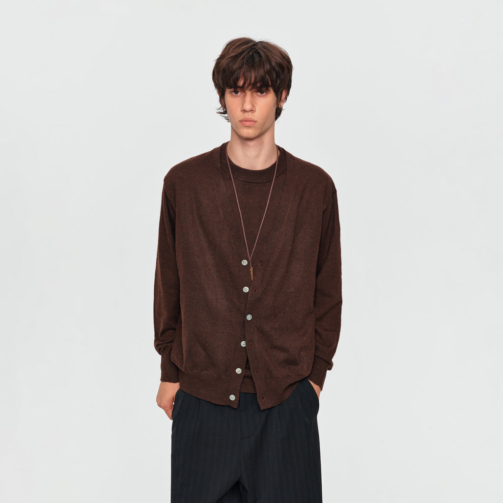 MADWITCH FAKE-TWO-PIECE KNIT SWEATER #MY2602