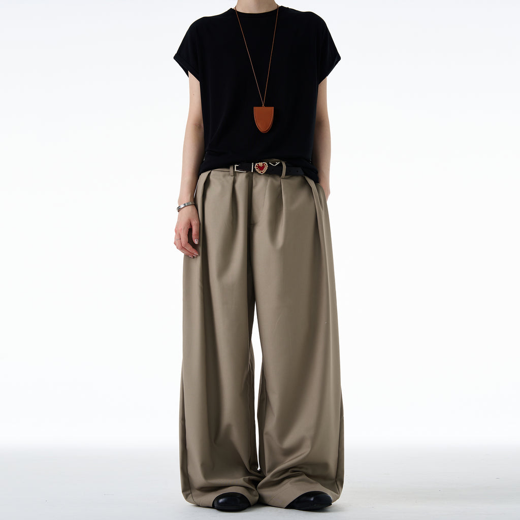 MADWITCH TAILORED DRAPED TROUSERS #C893