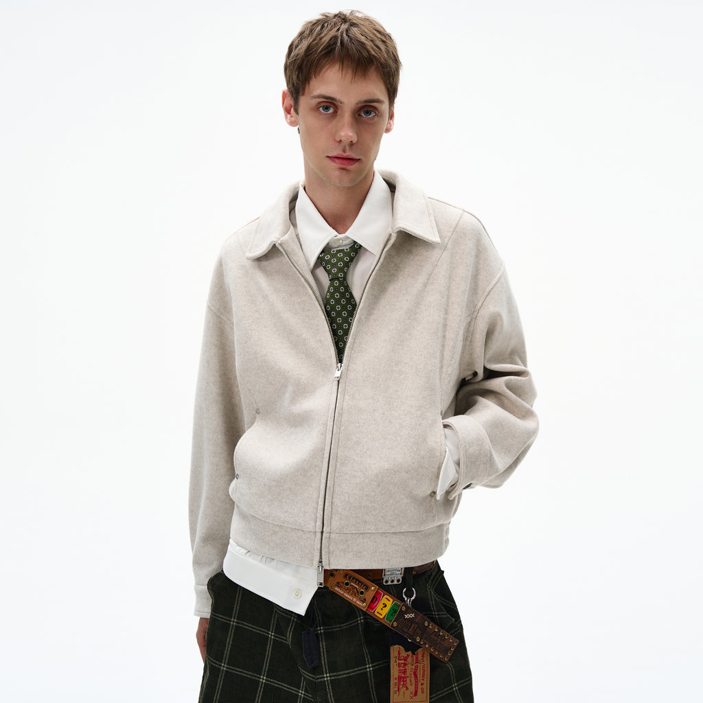 MADWITCH UNISEX MINIMALIST CROPPED JACKET #6276