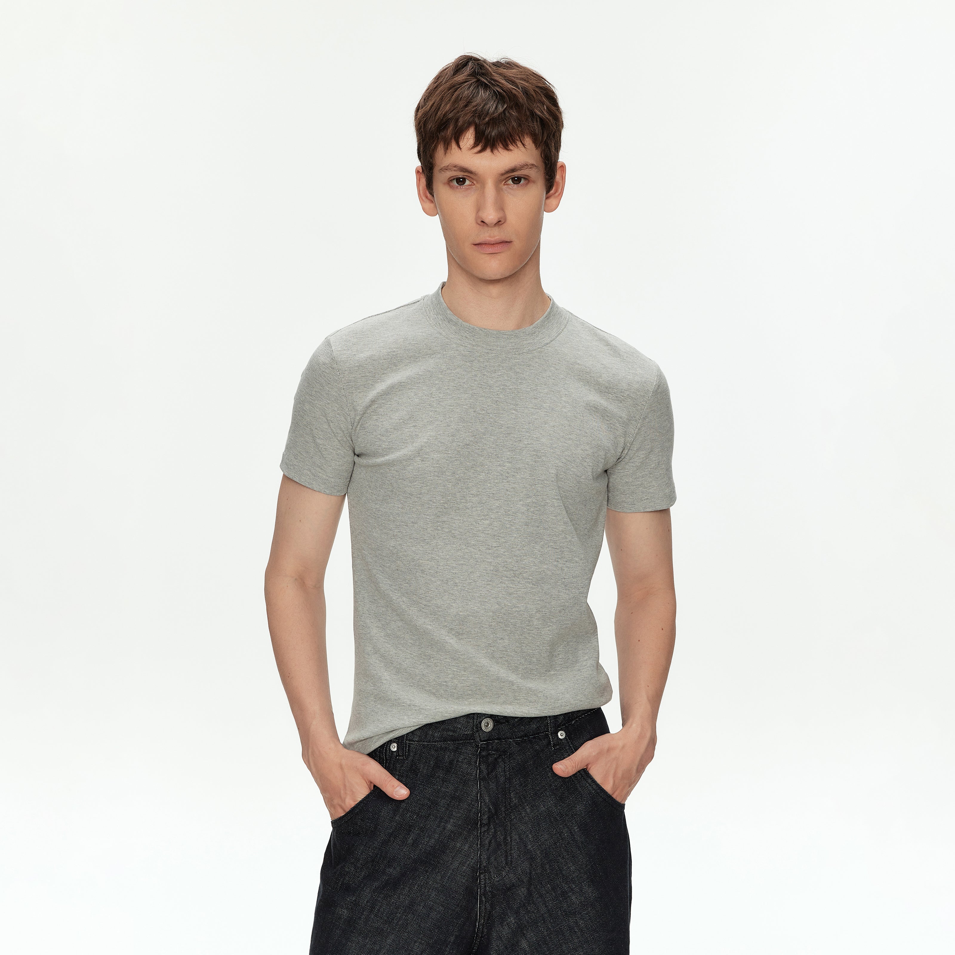 MADWITCH BASIC CREW NECK TEE #AW26088