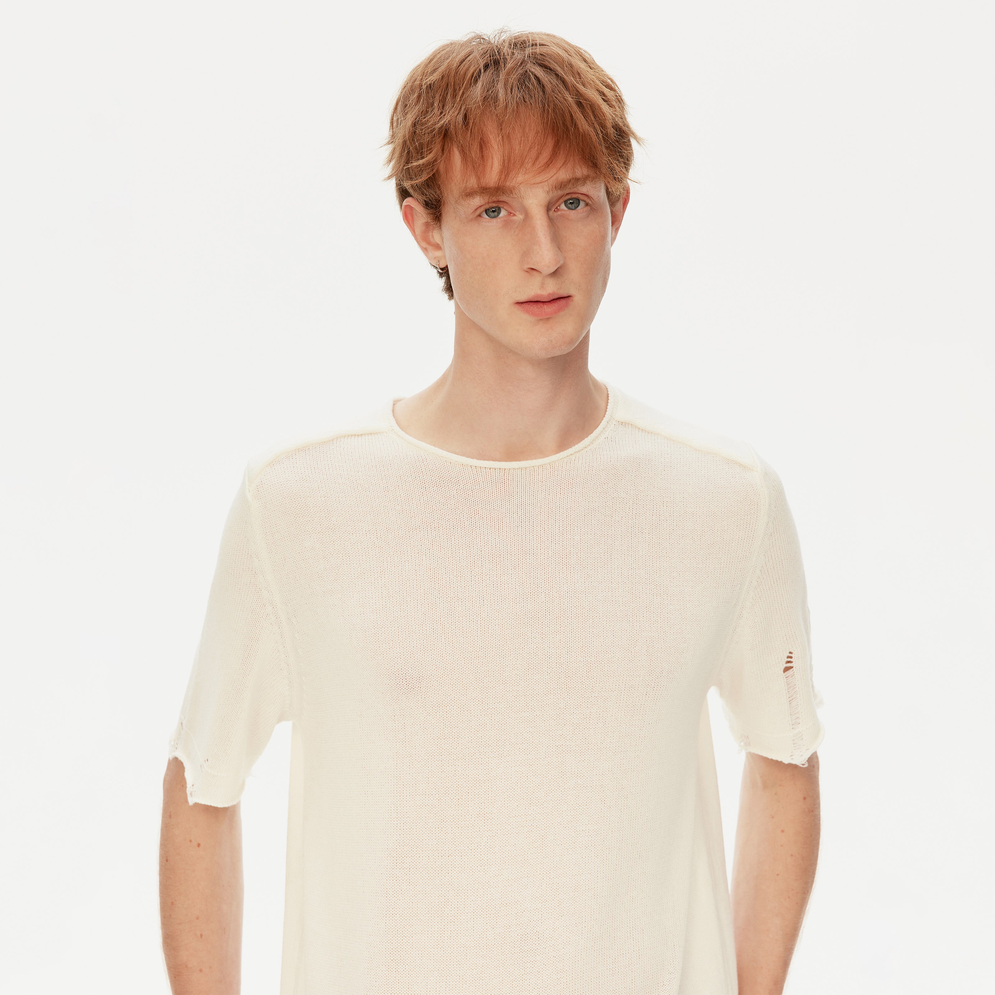 MADWITCH DISTRESSED SHORT TEE #AW26802