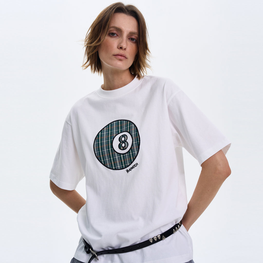 MADWITCH VINTAGE PRINT T-SHIRT #MD4111