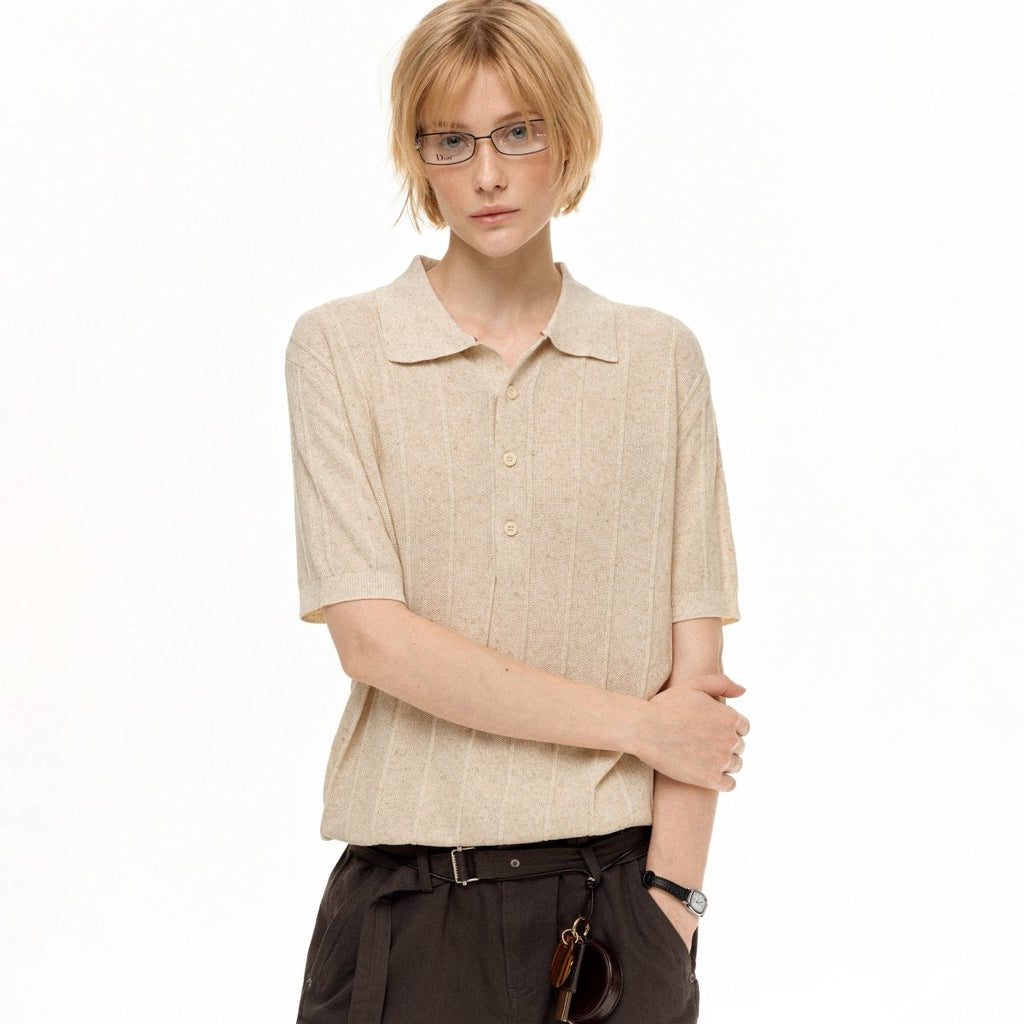 MADWITCH LINEN POLO SHIRT 32607 - MadWitch Store