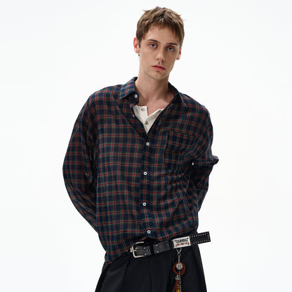 MADWITCH UNISEX VINTAGE OLD MONEY STYLE LONG SHIRT #CR606