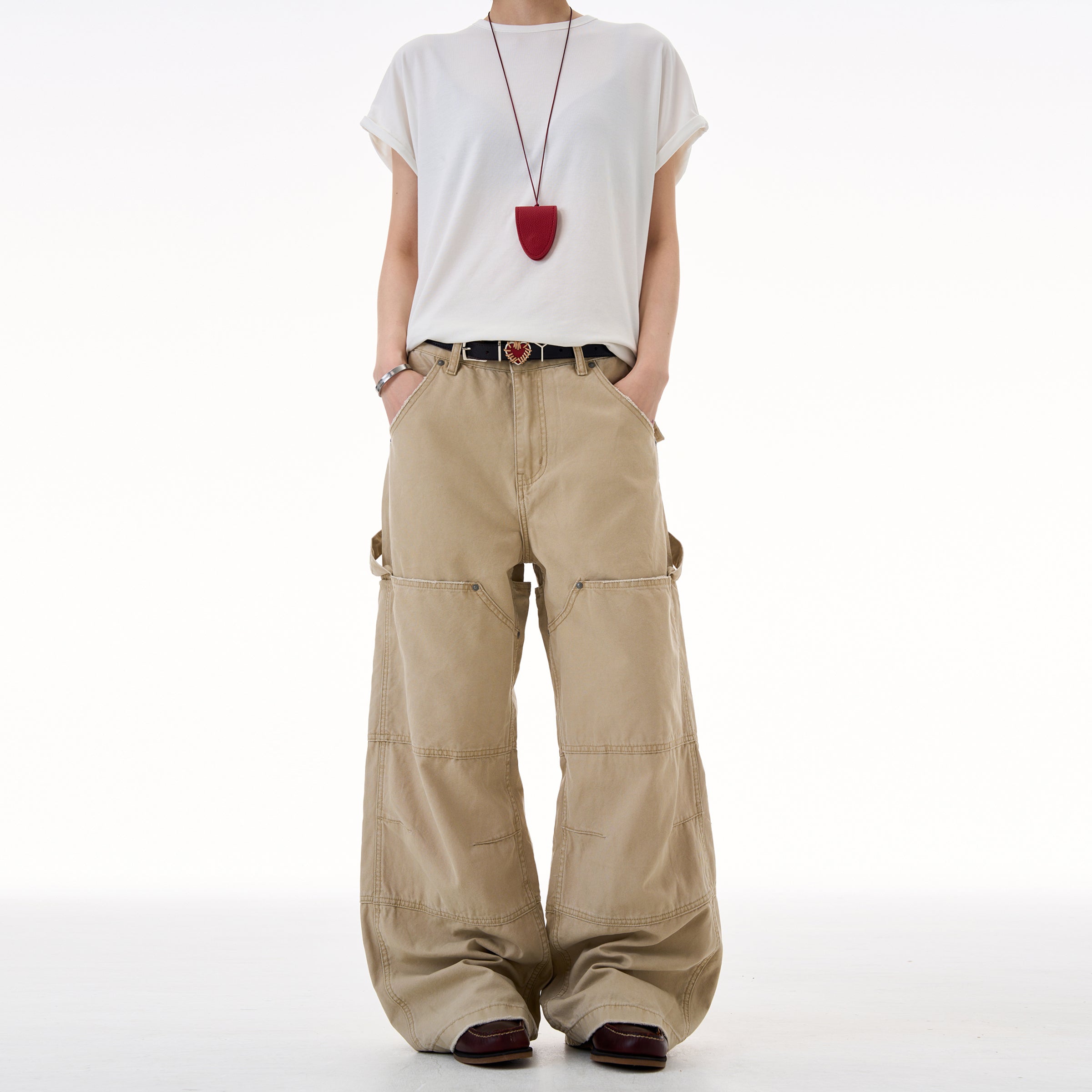 MADWITCH PATCHWORK LUMBERJACK PANTS #HK3552