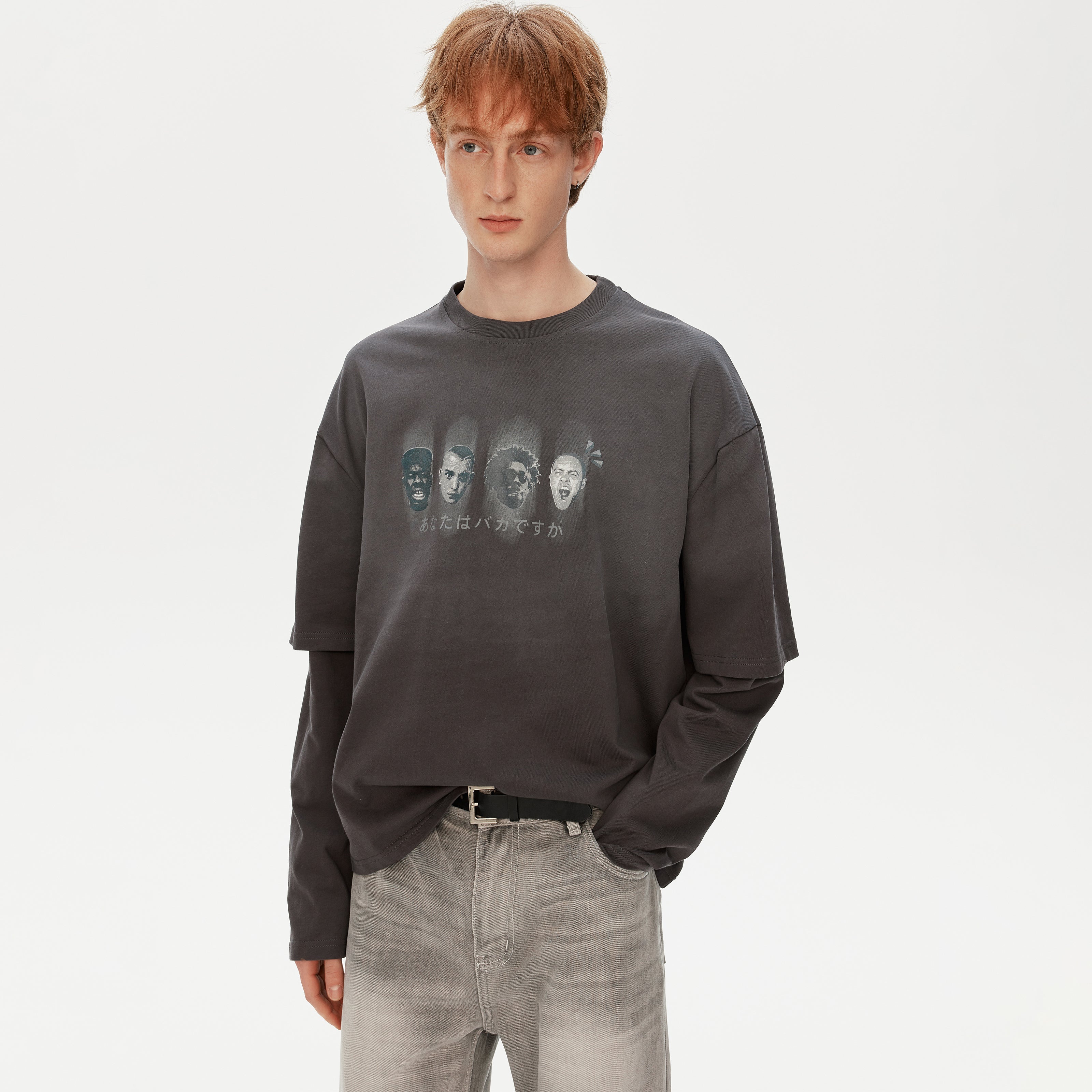 MADWITCH WASHED GRAPHIC TEE #T632