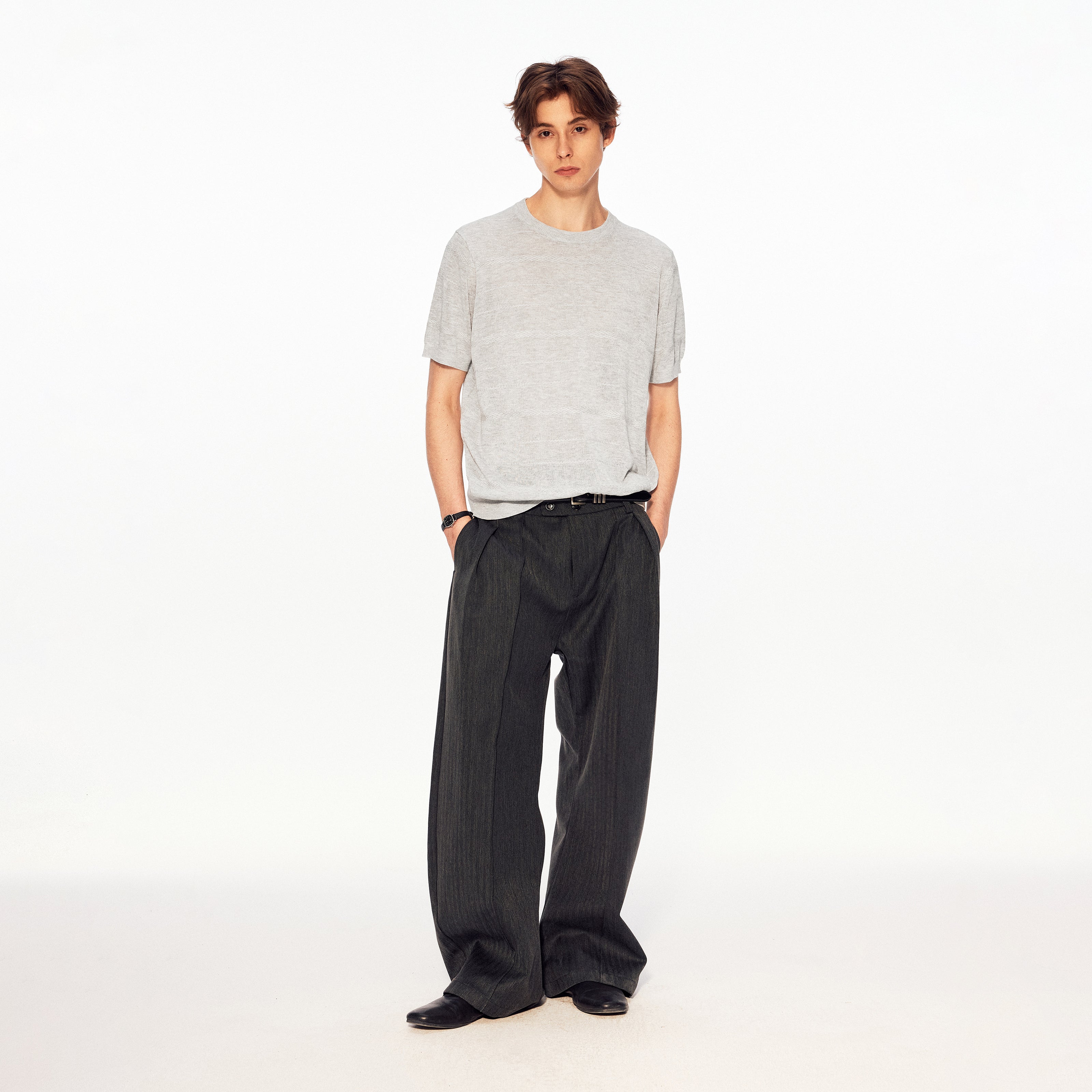 MADWITCH HERITAGE TEXTURED LINEN TEE #UTU059