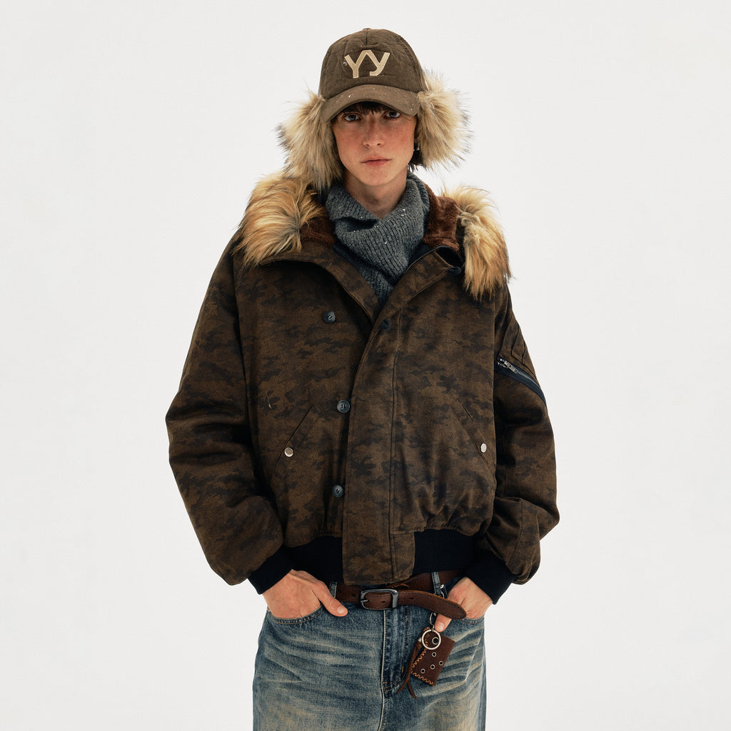 MADWITCH CAMO SHEAR PARKA #AW25123