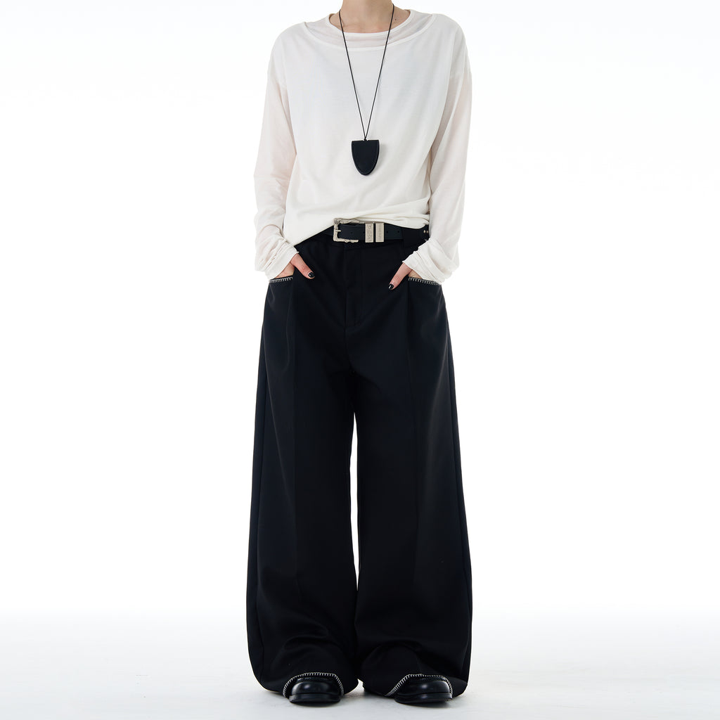 MADWITCH DRAPEY CASUAL TROUSERS #CK6662