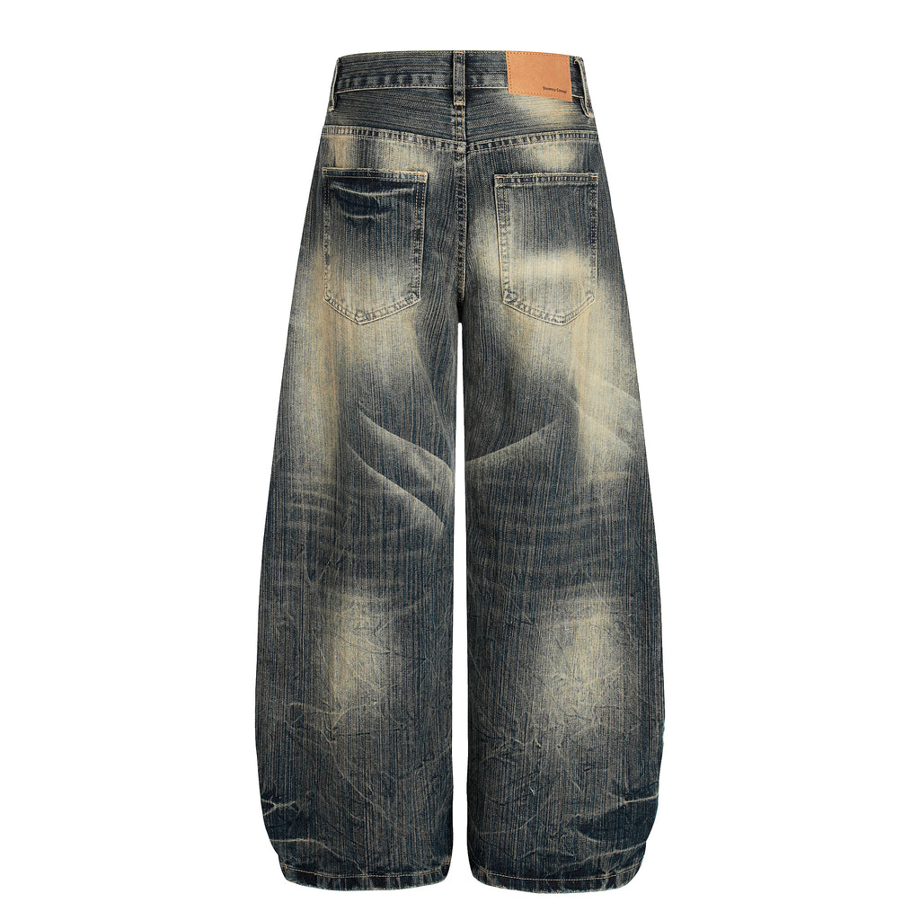 MADWIT VINTAGE WHISKER JEANS #G6898