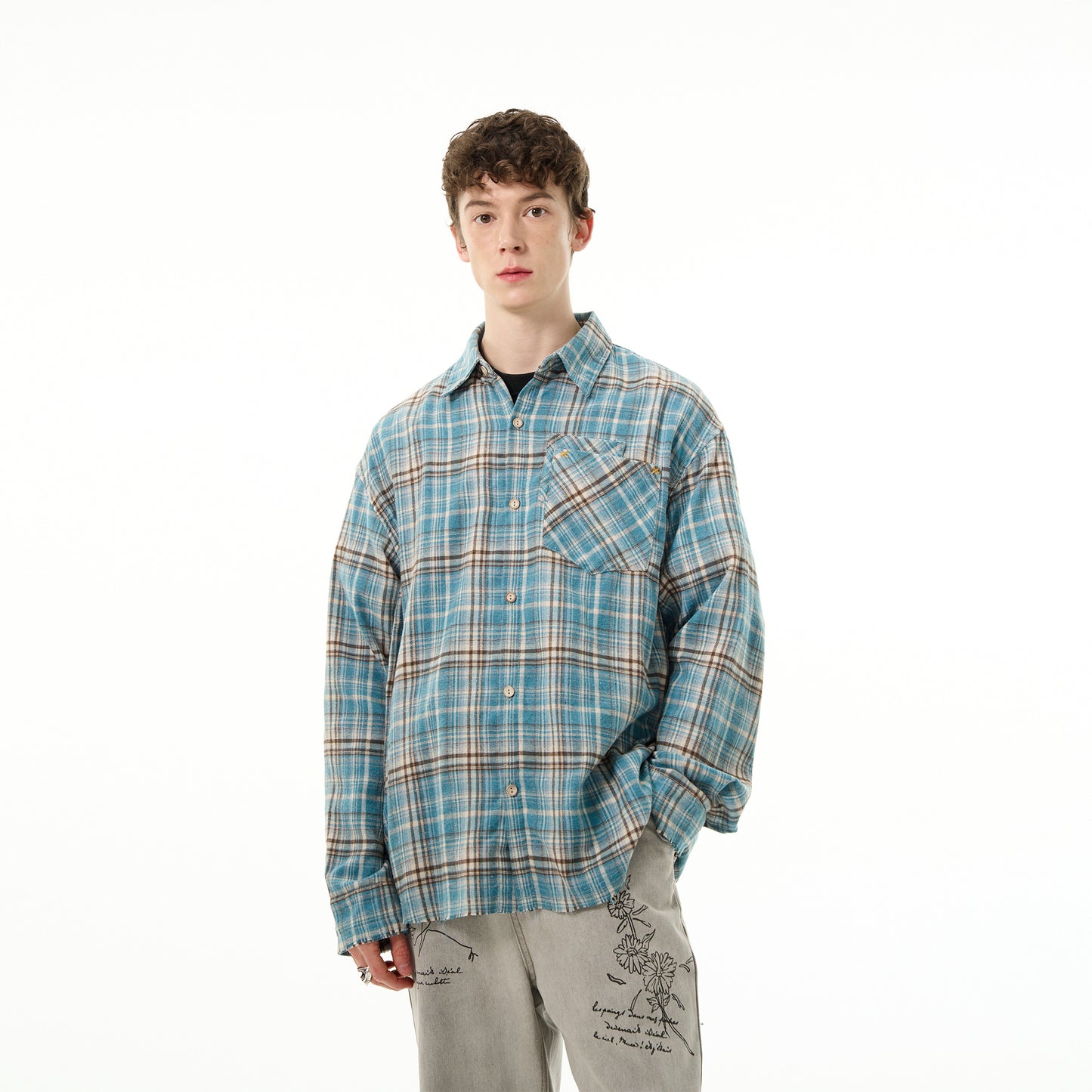 MADWITCH AMERICAN PLAID SHIRT #CS069