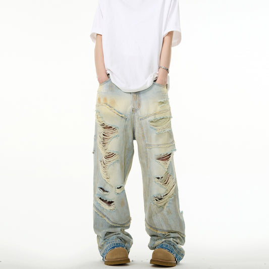 MADWITCH DISTRESSED JEANS #FX021