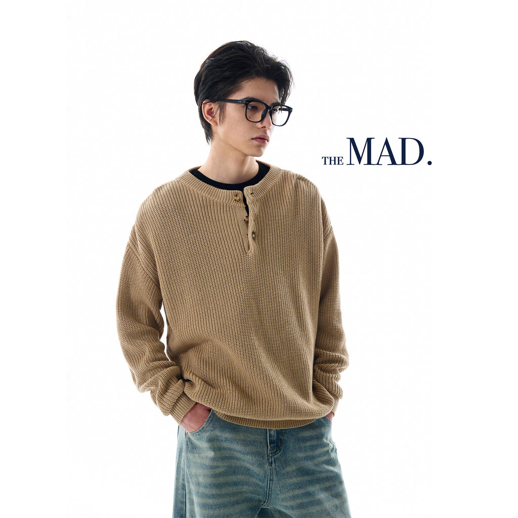 MADWITCH LOOSE KNITTED SWEATER #MFY213