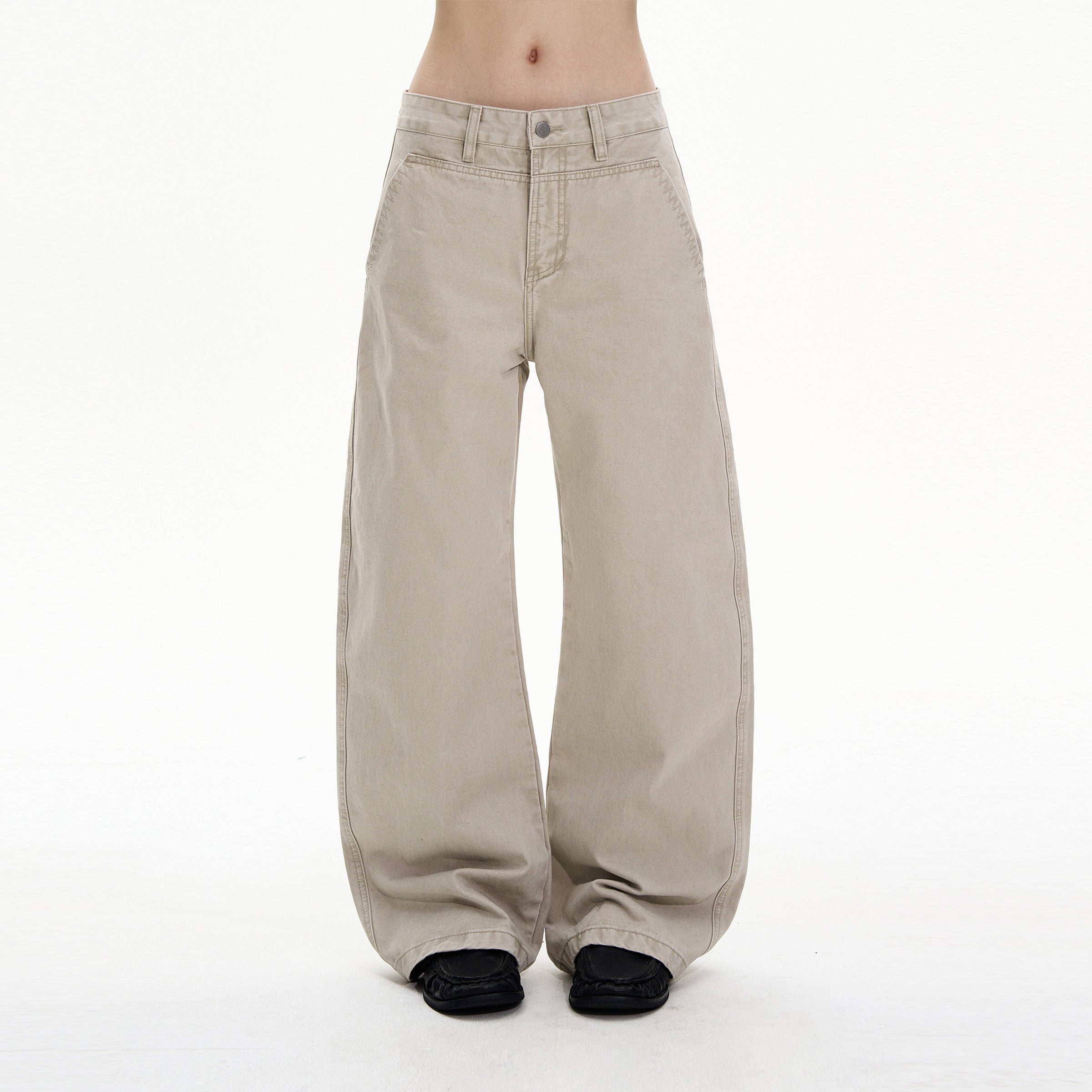 MADWITCH CLEAN SLUNG TROUSERS #CK3573