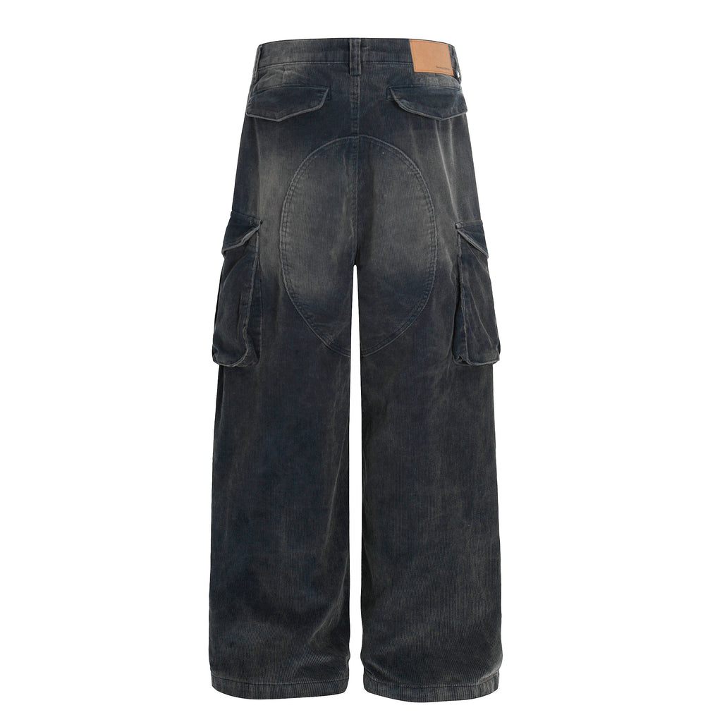MADWIT DISTRESSED CORDUROY PANTS #Z041