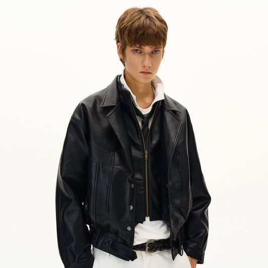 MADWITCH OUTLAW DISTRESSED COAT #M5256085