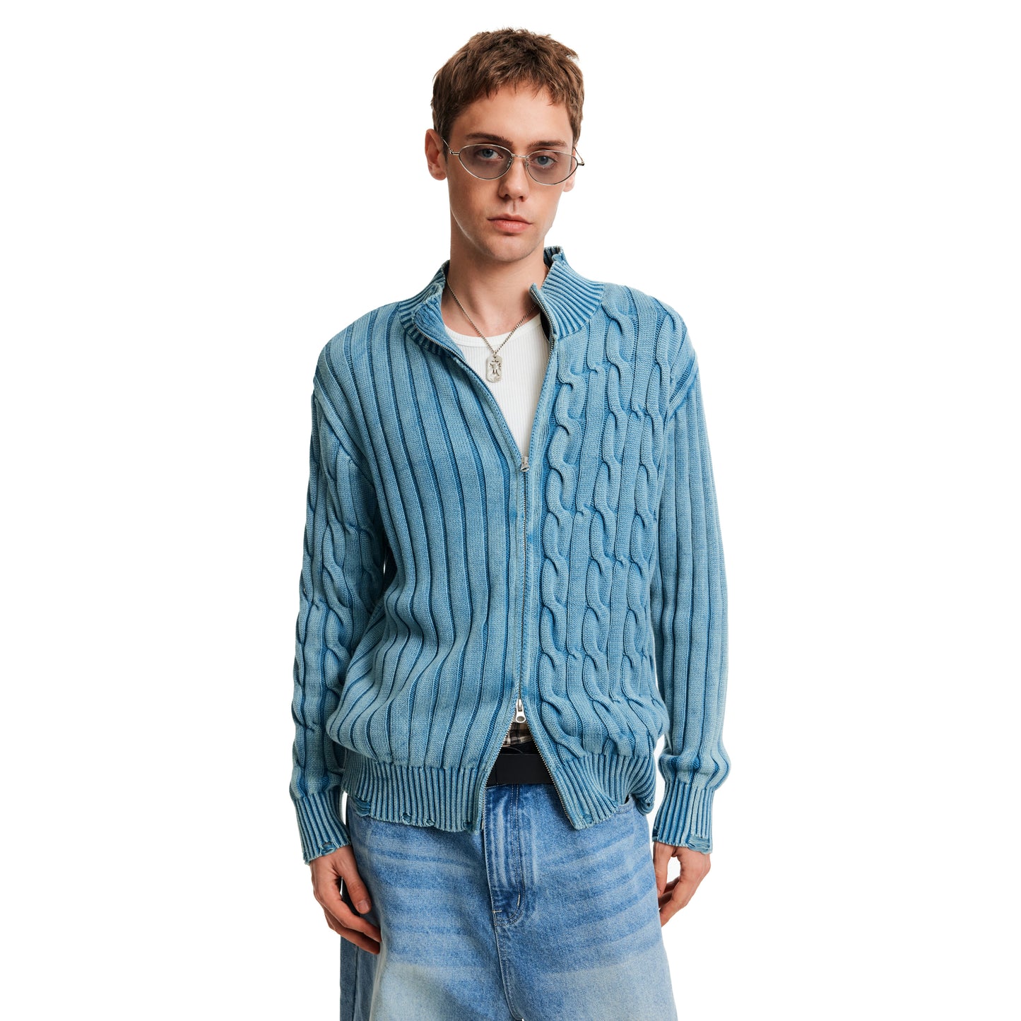 MADWITCH RIB TWIST KNIT #AK069