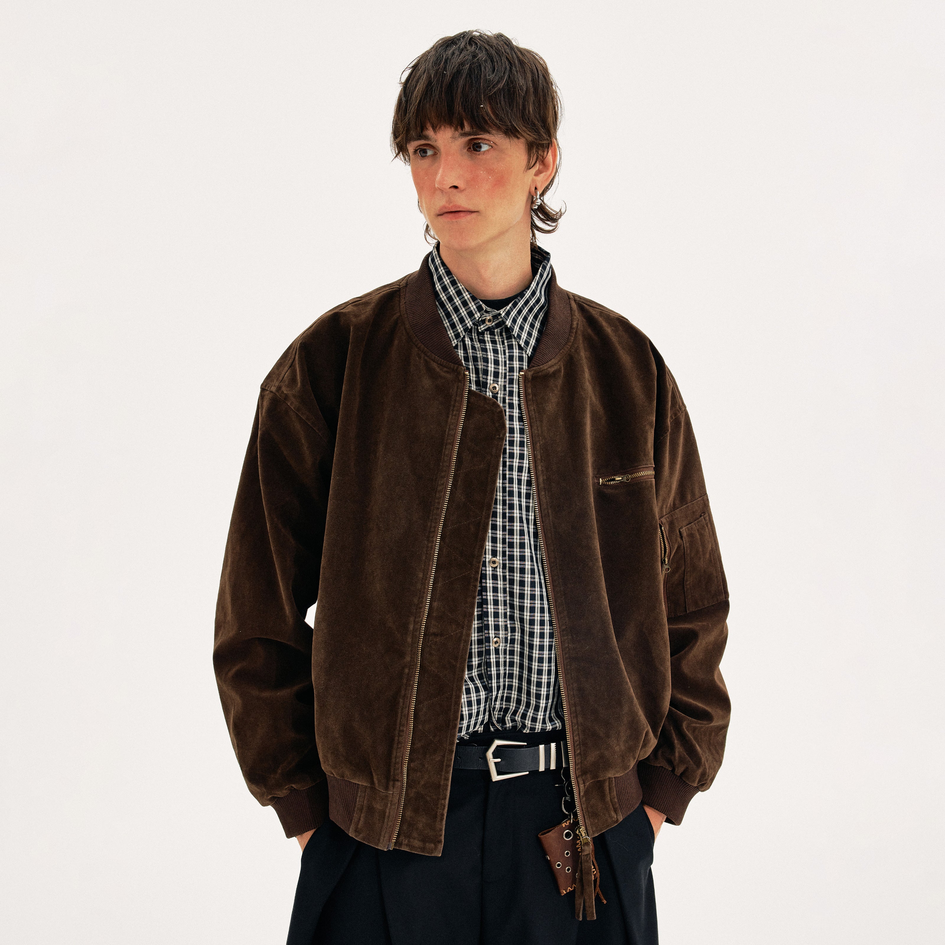 MADWITCH BARN SUEDE JACKET #9501