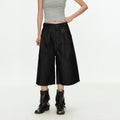 MADWITCH VINTAGE PLEATED CROP PANTS #CK273D