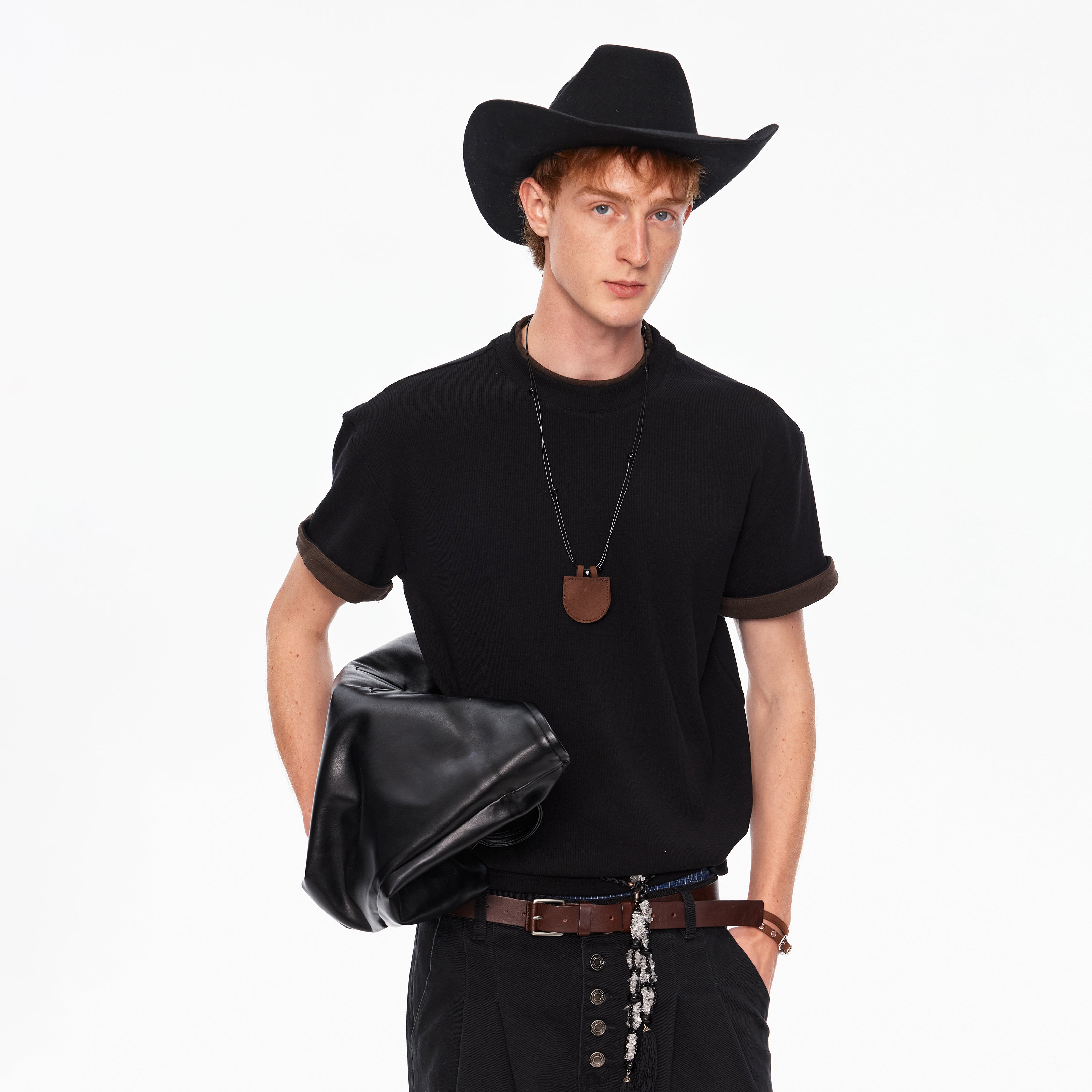 MADWITCH DOUBLE COLLAR TEE #M1134 - MadWitch Store