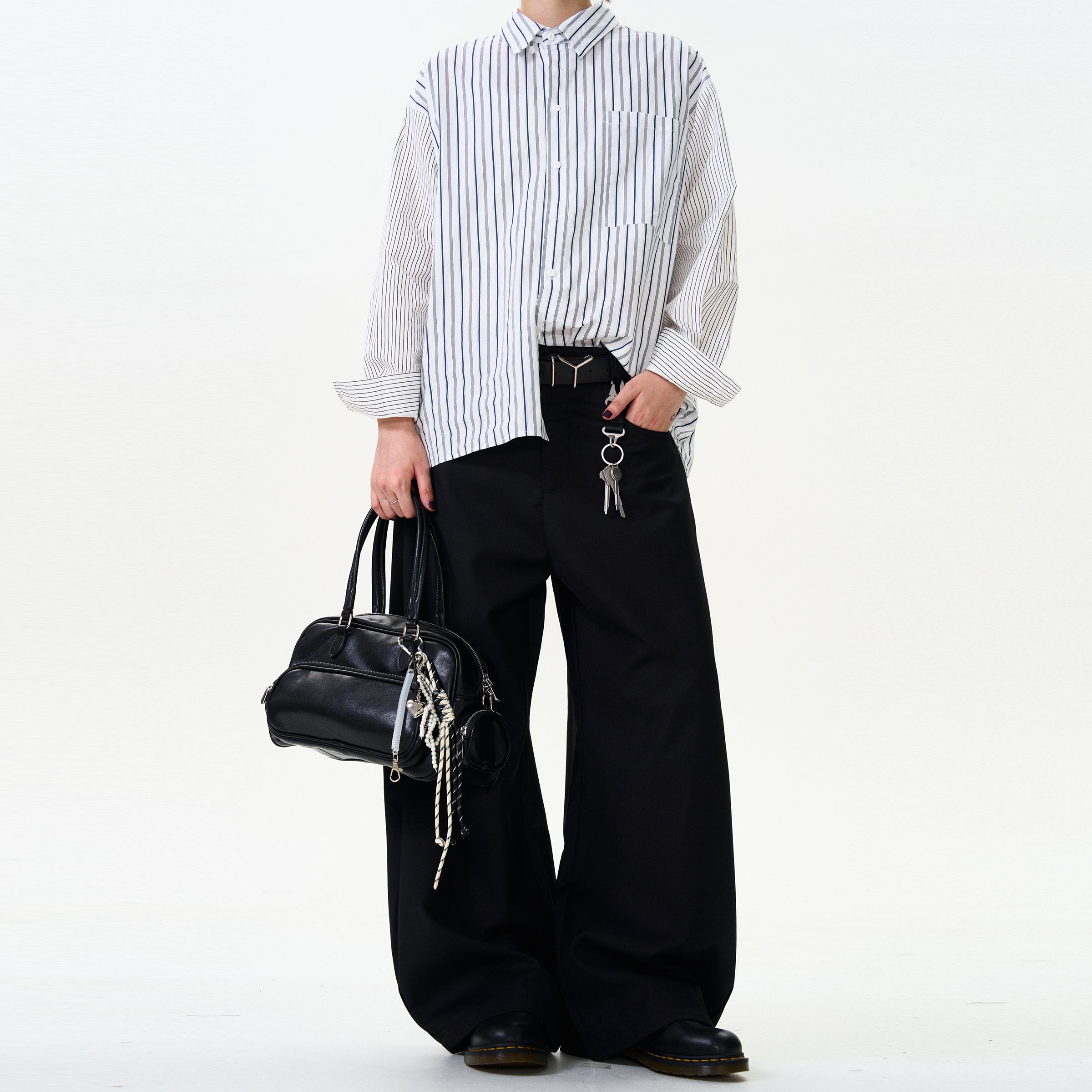 MADWITCH BLADE-CUT RELAXED TROUSERS #NR7182