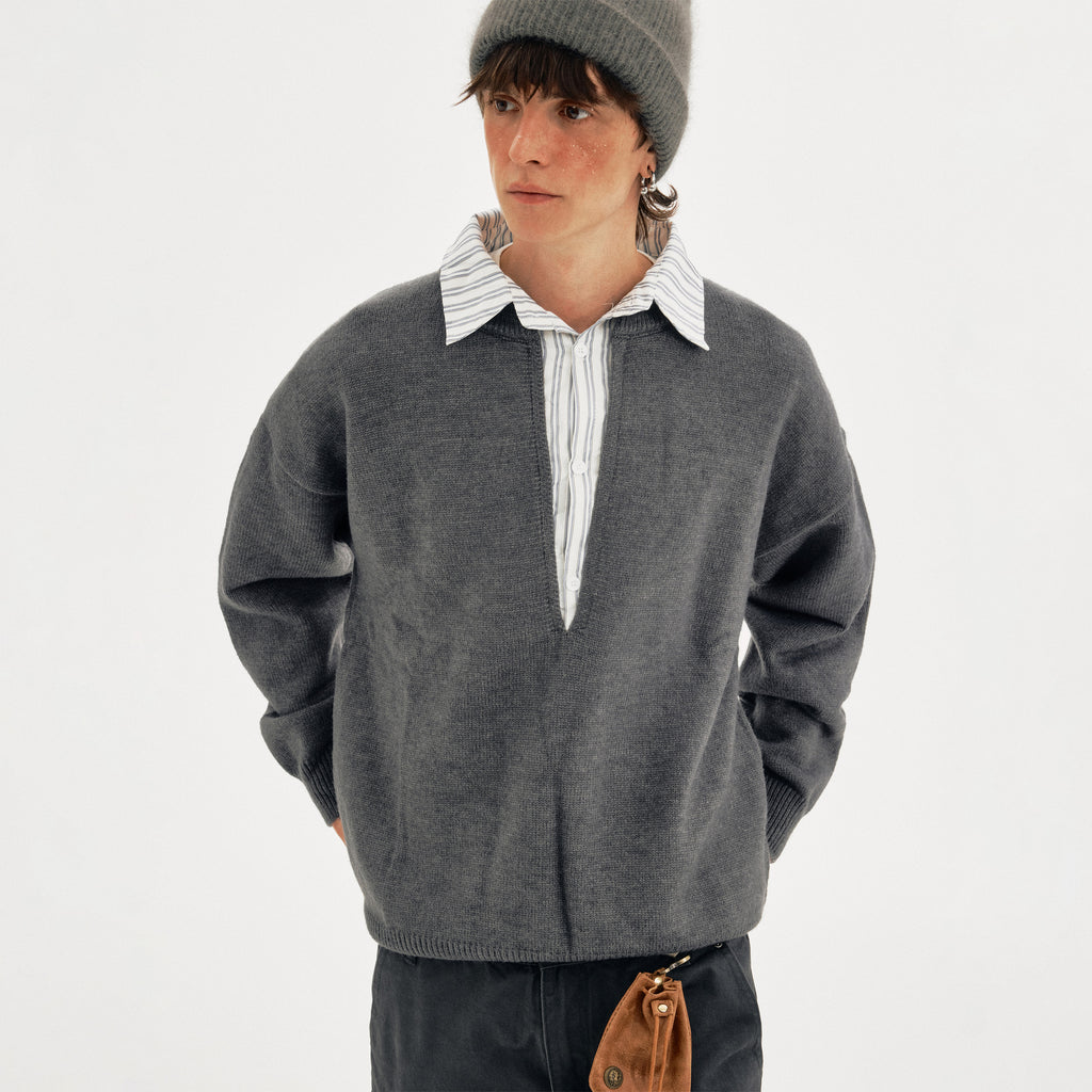 MADWITCH LAYER COLLAR SWEATER #1141