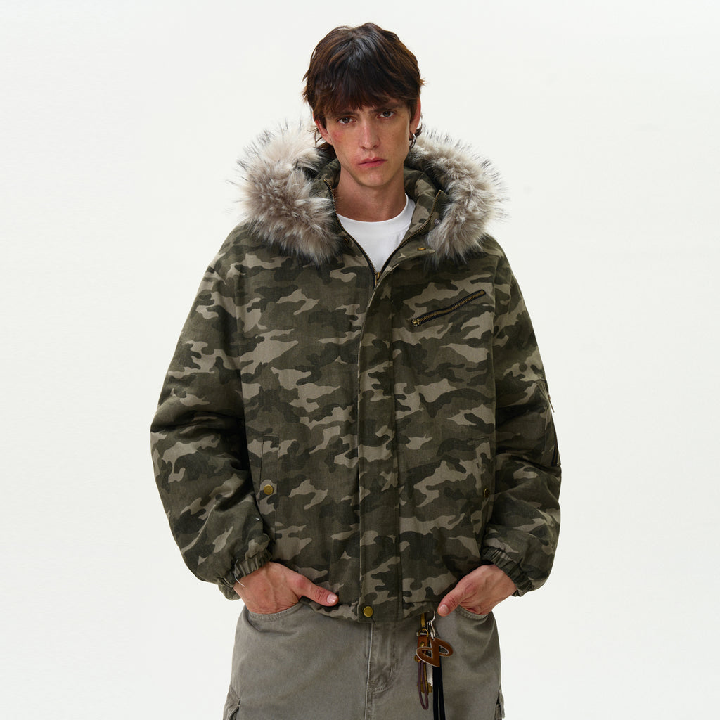 MADWITCH CAMO WORKWEAR COTTON JACKET #MY116