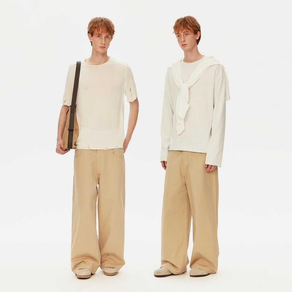 MADWIT BUTTON FRONT PANTS #WM2588