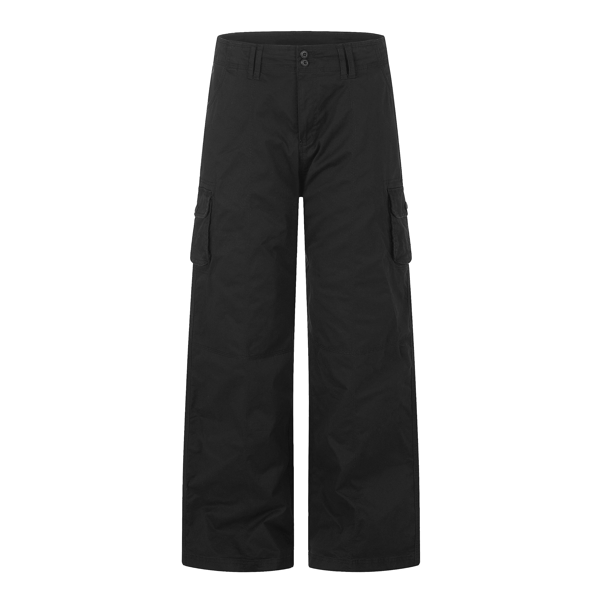 MADWITCH MULTIPOCKET CARGO WIDE-LEG PANTS #CN61010