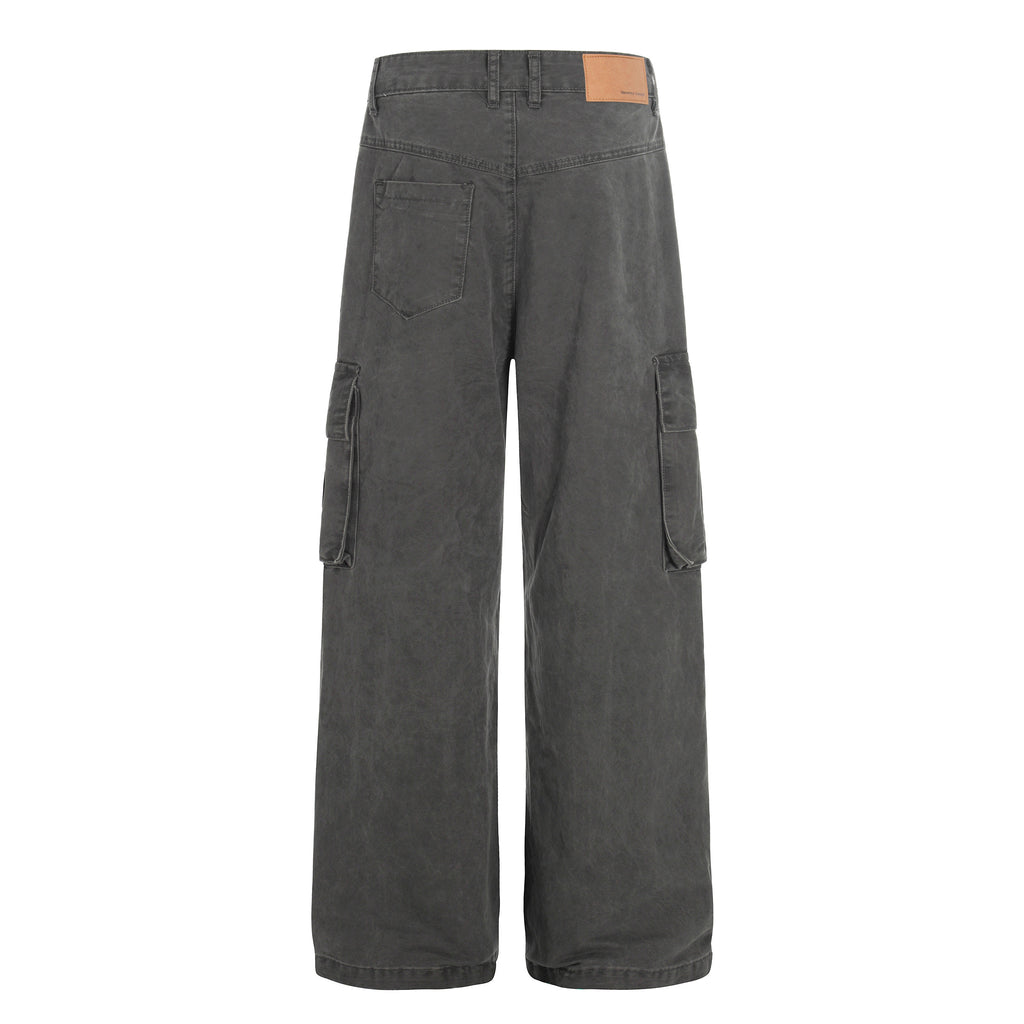 MADWITCH MULTI-POCKET PLEATED WORK PANTS #Z044