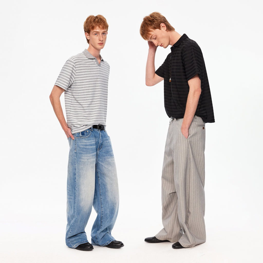 MADWITCH STRIPED SHORT TEE #20505