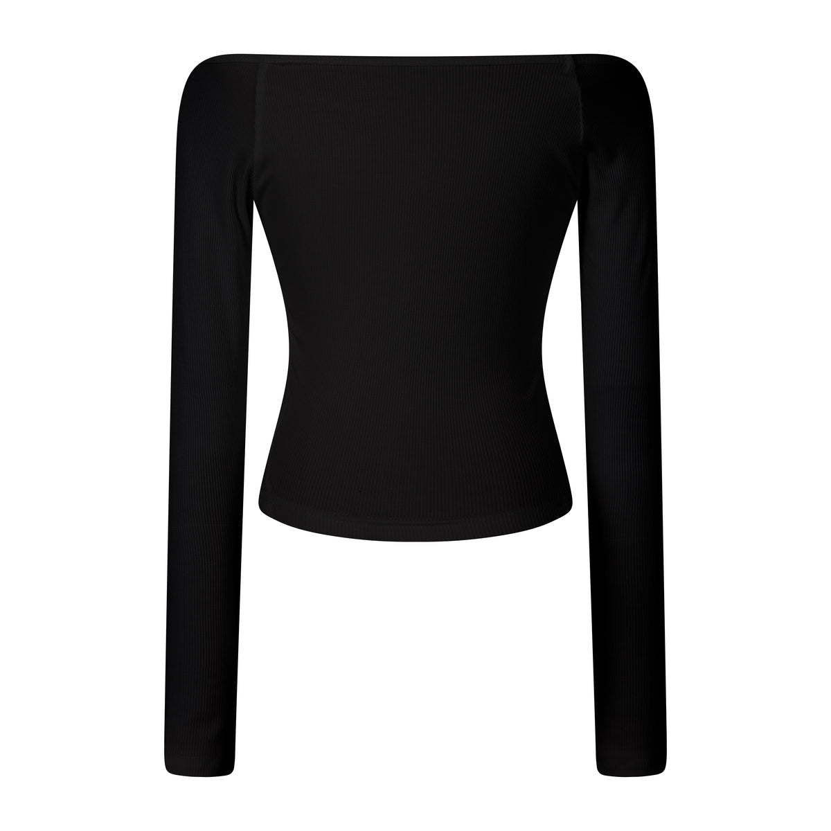 MADWITCH OFF-SHOULDER RIBBED CROPPED LONG-SLEEVE TOP #2026105