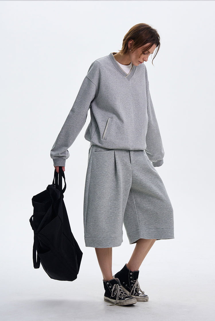 MADWITCH V-NECK CASUAL LONG SLEEVE #0207