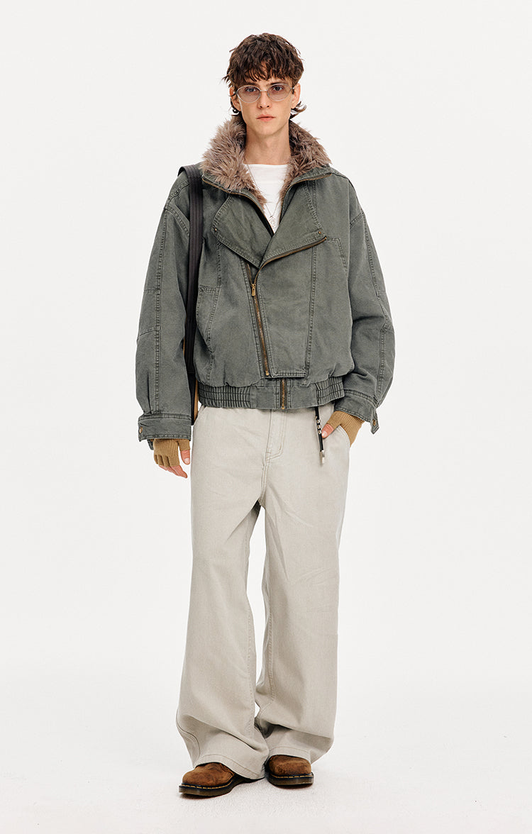 MADWITCH DECONSTRUCTED WASHED WORK JACKET #880630
