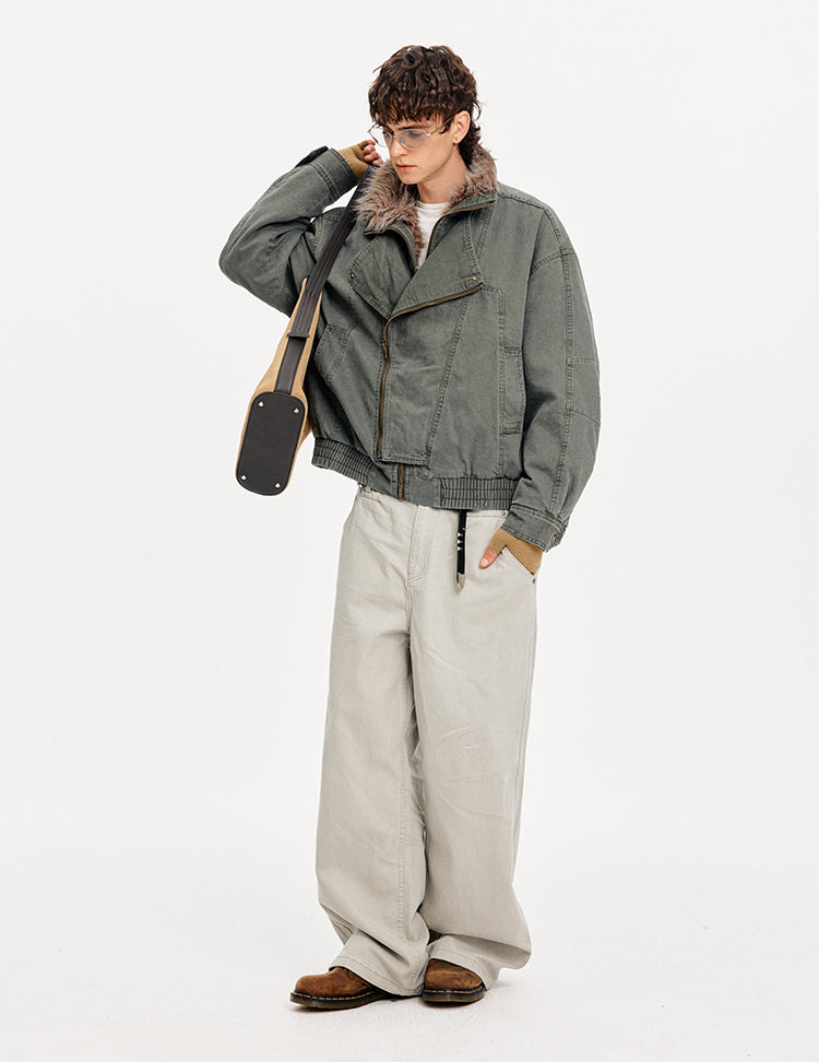 MADWITCH DECONSTRUCTED WASHED WORK JACKET #880630