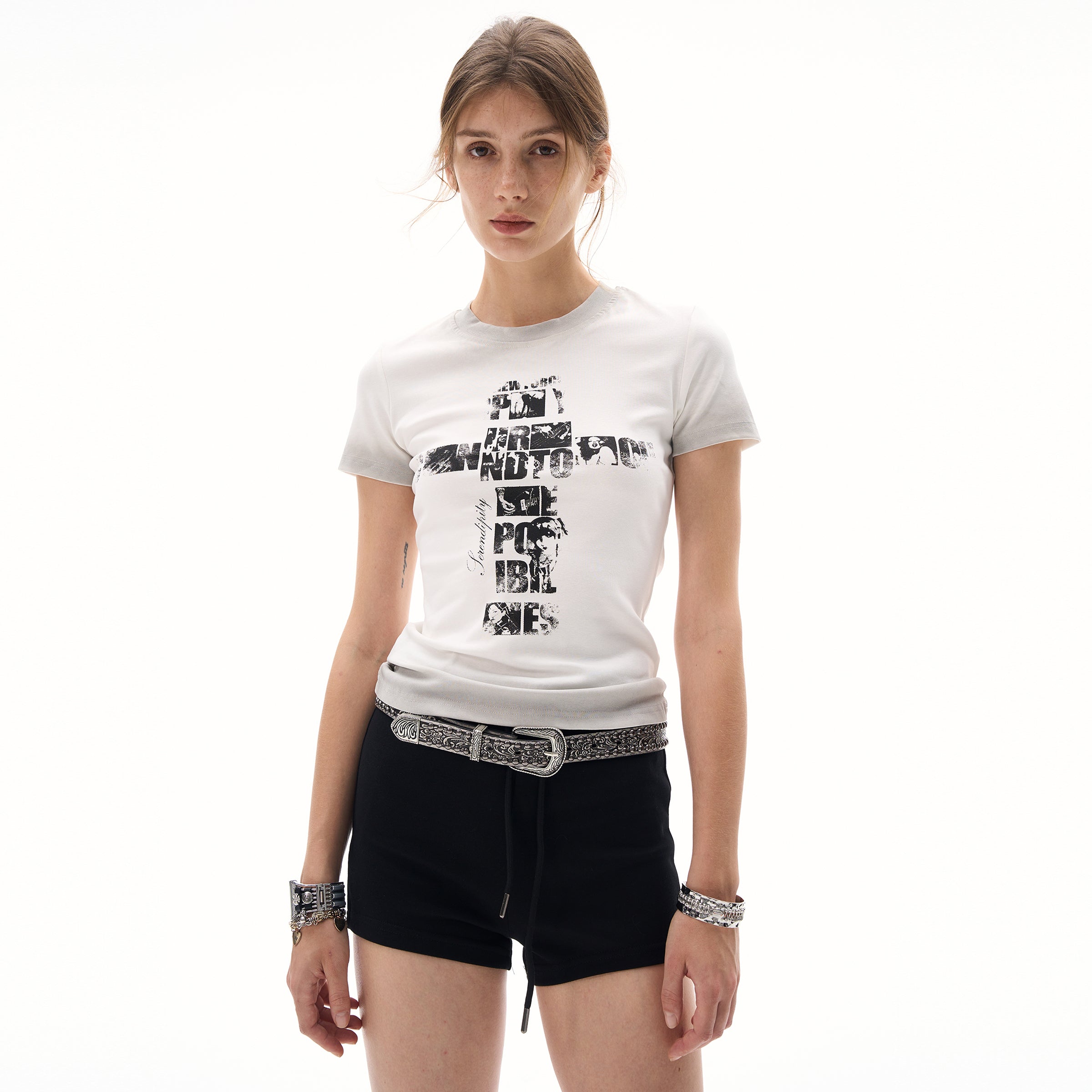 MADWITCH WAIST-DEFINING BABE TEE #22682C25