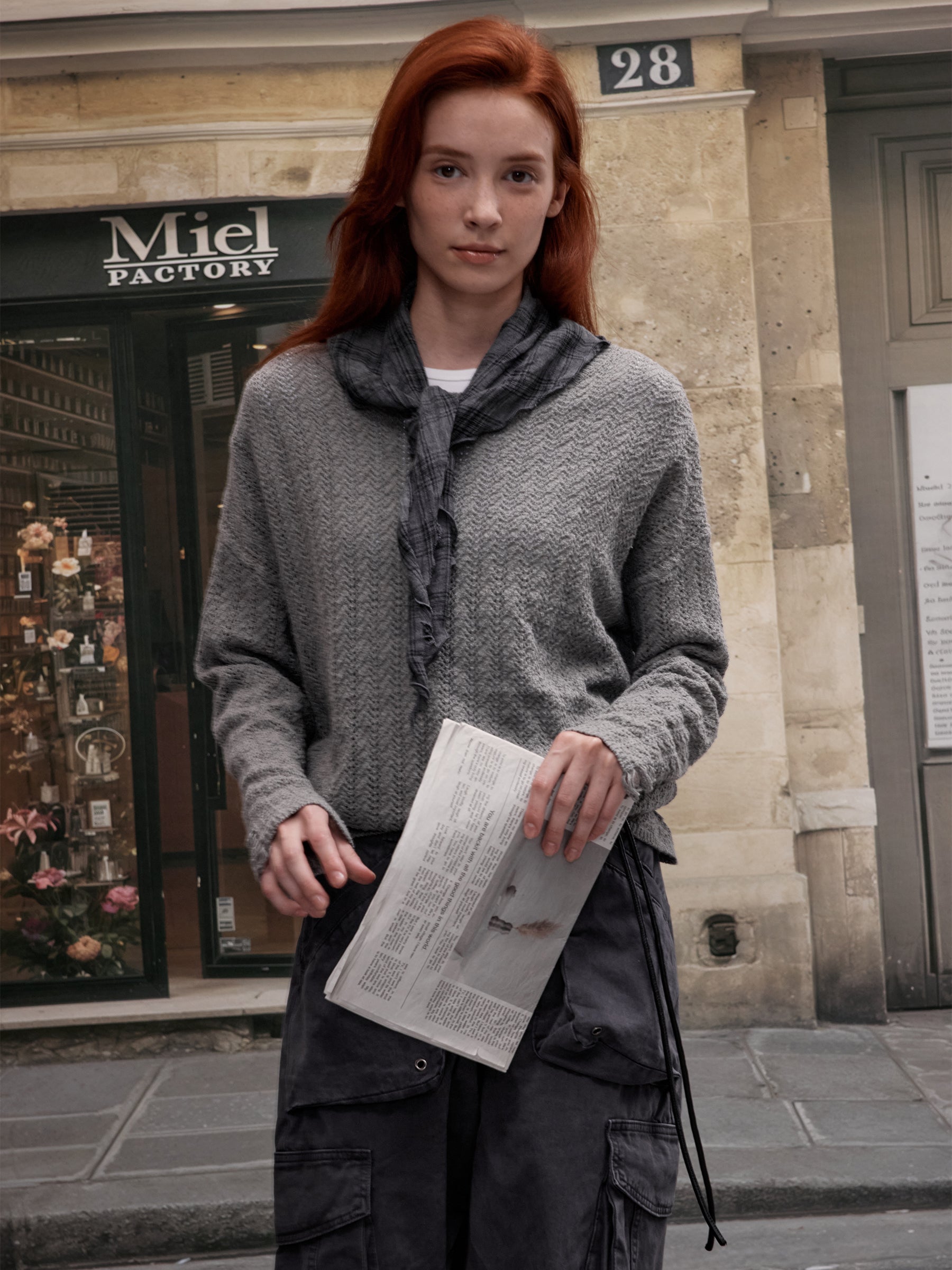 MADWITCH LACE KNIT SWEATER #JY82533