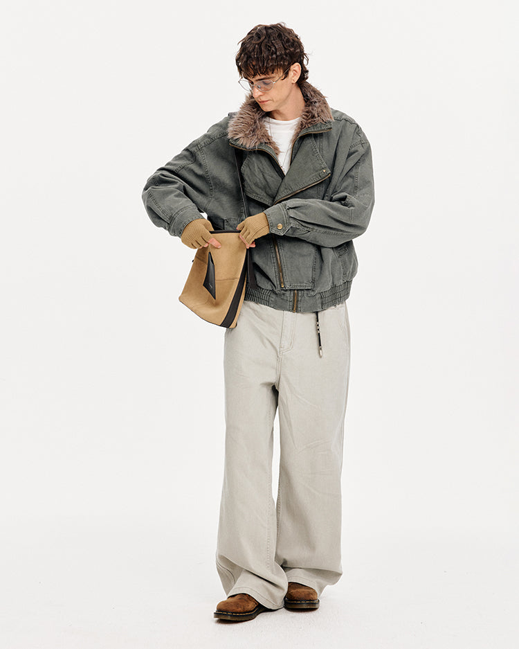 MADWITCH DECONSTRUCTED WASHED WORK JACKET #880630