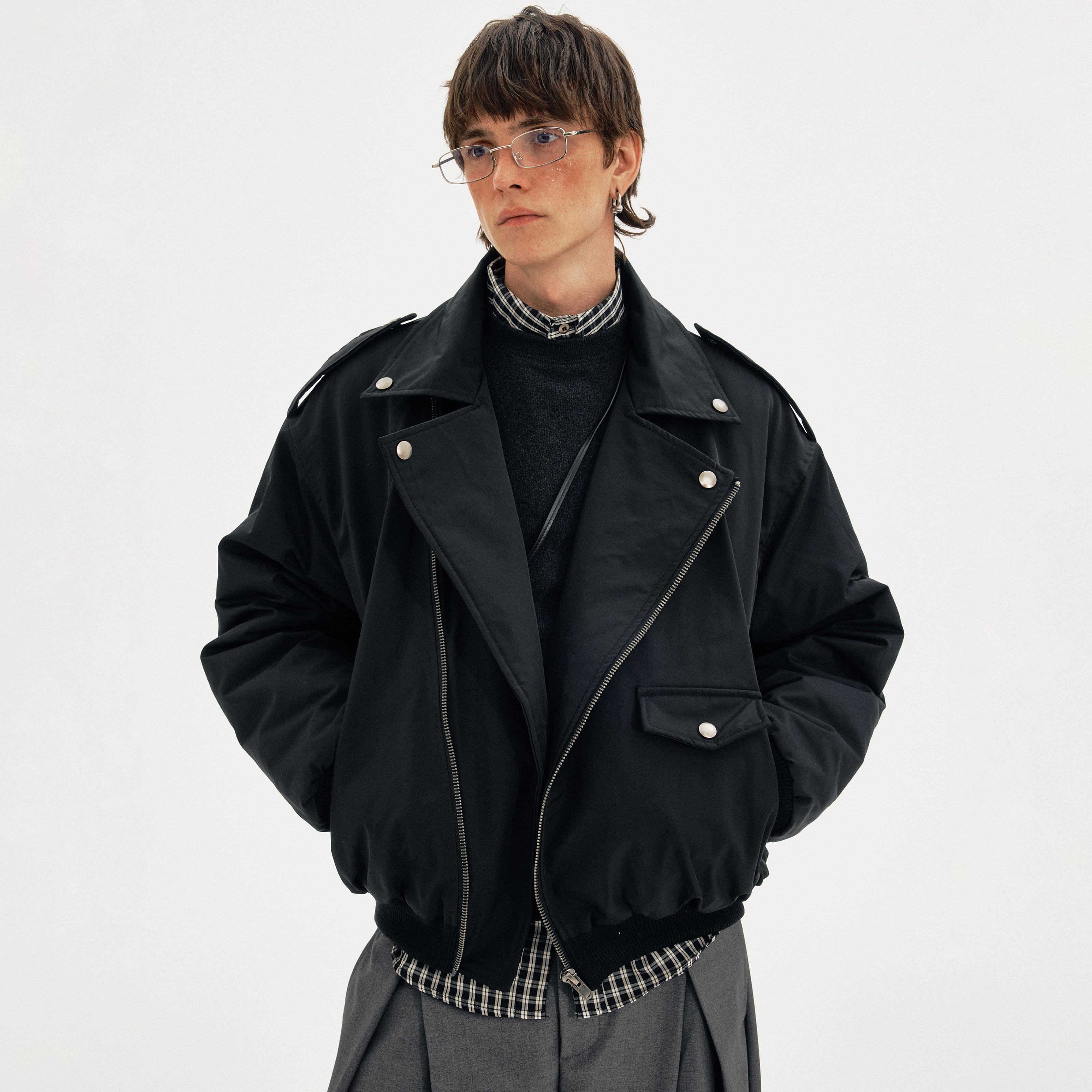 MADWITCH DIAGONAL UTILITY COAT #2553
