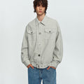 MADWITCH BELTED COLLARED UTILITY WORKWEAR JACKET #991505