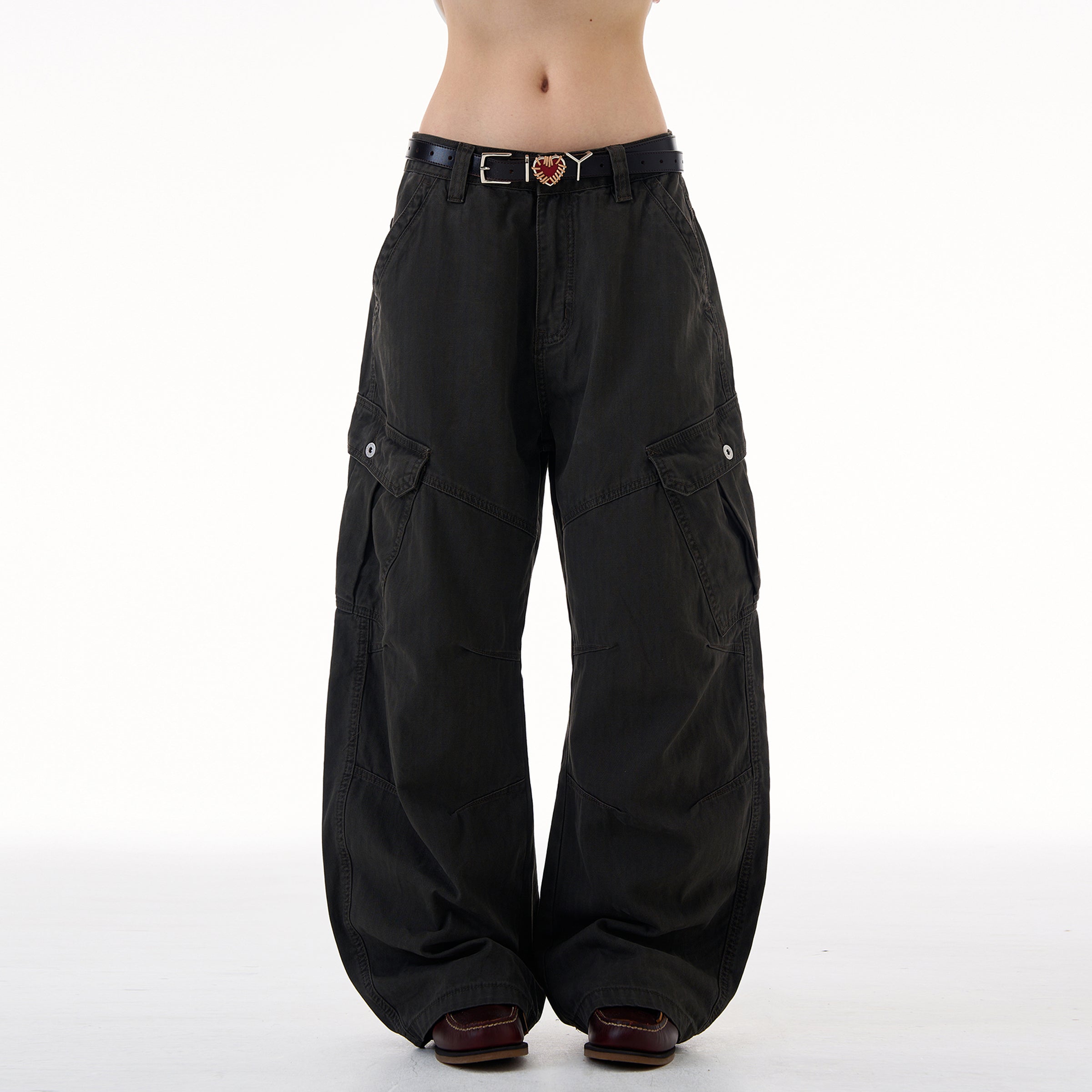 MADWITCH UTILITY RELAXED FIT PANTS #CK3557