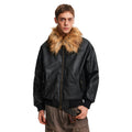 MADWITCH PU SHEARLING PARKA #L99607